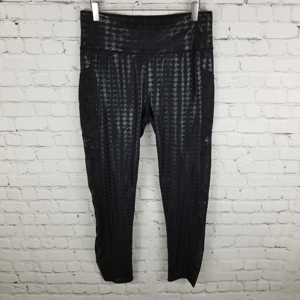 THERAPY | houndstooth pattern high waist leggings